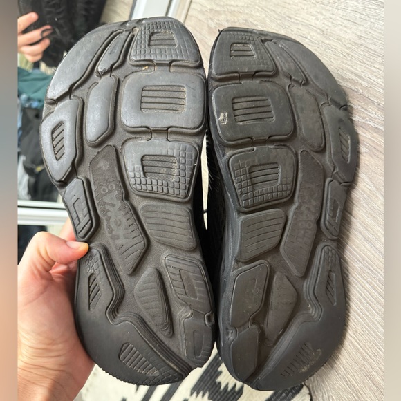 Hoka One One Bondi 7 Wide Women's 9.5 D(wide) Black Running Sneakers Shoes - Picture 7 of 13